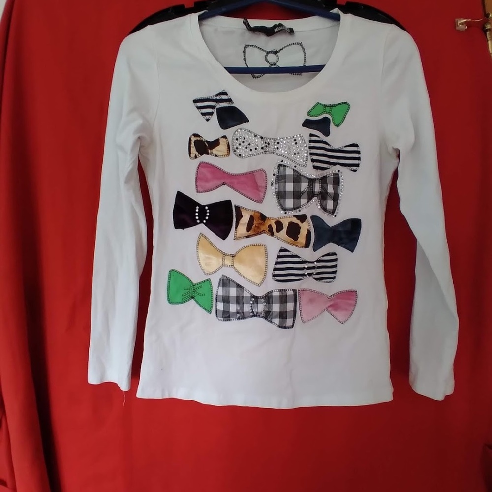 Love Moschino White Pull On Top Size 8